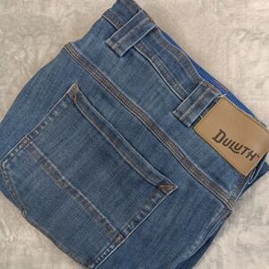 Duluth Mens 40x30 Flex Relaxed Fit Carpenter Denim Workwear Jeans